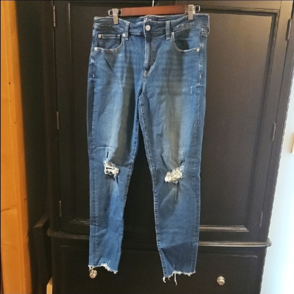 GAP Blue Denim Leggings